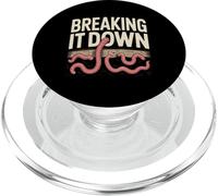 Breaking It Down Compost Worms Soil PopSockets PopGrip for MagSafe