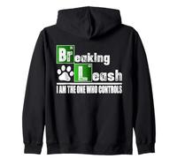 Breaking Leash Funny Dog Shirt Dog Lover Zip Hoodie
