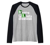 Breaking Limits Car Shirt Racing Raglan Baseball Tee