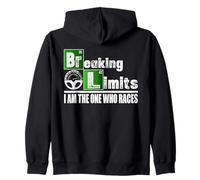 Breaking Limits Car Shirt Racing Zip Hoodie