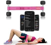 Breaking Limits Hip Thrust Belt for Dumbbells Heavy - Booty Belt - Hip Thrust Band - Hip Thrusting Belt for Dumbell, Kettlebells & Weights - Glute Bridge Weight Belt (Pink)