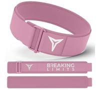 Breaking Limits Pink Lifting Belt - Weight Lifting Belt Women - Squat Belt for Gym, Weightlifting, Powerlifting, Deadlifts - Cinturones para Hombre Gym - Woman Lifting Belts (Large)