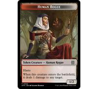 Breaking News - Human Rogue Token | Outlaws of Thunder Junction - Breaking News
