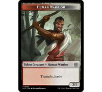 Breaking News - Human Warrior Token | Outlaws of Thunder Junction - Breaking News