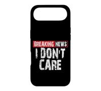 Breaking News I Don't Care Sarcastic Humor Case for iPhone Air