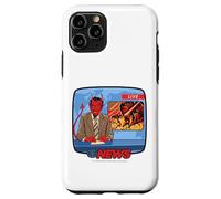 Breaking News Satan Occult Retro Vintage Funny Adult Humor Case for iPhone 11 Pro