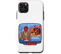 Breaking News Satan Occult Retro Vintage Funny Adult Humor Case for iPhone 11 Pro Max