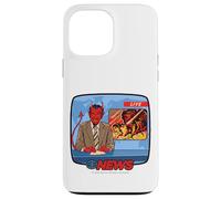 Breaking News Satan Occult Retro Vintage Funny Adult Humor Case for iPhone 13 Pro Max