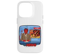 Breaking News Satan Occult Retro Vintage Funny Adult Humor Case for iPhone 14 Pro
