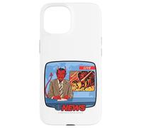Breaking News Satan Occult Retro Vintage Funny Adult Humor Case for iPhone 15