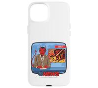 Breaking News Satan Occult Retro Vintage Funny Adult Humor Case for iPhone 15 Plus
