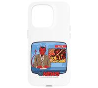 Breaking News Satan Occult Retro Vintage Funny Adult Humor Case for iPhone 15 Pro