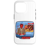 Breaking News Satan Occult Retro Vintage Funny Adult Humor Case for iPhone 16 Pro