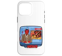 Breaking News Satan Occult Retro Vintage Funny Adult Humor Case for iPhone 16 Pro Max