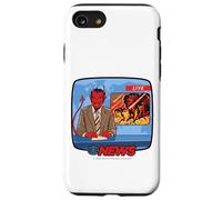 Breaking News Satan Occult Retro Vintage Funny Adult Humor Case for iPhone SE (2020) / 7 / 8