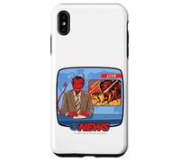 Breaking News Satan Occult Retro Vintage Funny Adult Humor Case for iPhone XS Max