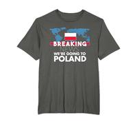 Breaking News We're Going To Poland Family Trip Matching T-Shirt