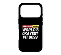 Breaking News World's Okayest Pit Boss Case for iPhone 17 Pro