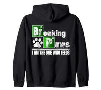 Breaking Paws Funny Dog Shirt Dog Lover Zip Hoodie
