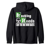 Breaking Roads Car Shirt Road Trip Zip Hoodie
