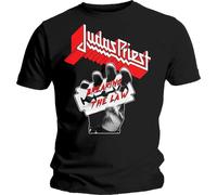 Breaking The Law Cotton T-Shirt Judas Priest Black L