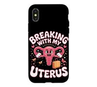 Breaking Up With My Uterus Hysterectomy Recovery Case for iPhone X/XS