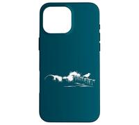 Breaking Wave On Groynes With Seagull Ocean Beach Case for iPhone 16 Pro Max