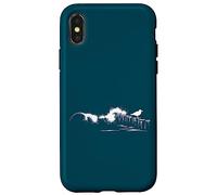 Breaking Wave On Groynes With Seagull Ocean Beach Case for iPhone X/XS