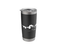 Breaking Wave On Groynes with Seagull Ocean Beach Stainless Steel Insulated Tumbler