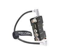 Breakout B-Box for RED-KOMODO Camera EXT-9-Pin to Run-Stop|Timecode|CTRL|5V USB| Genlock-BNC Splitter-Box Black Alvin’s Cables with Rotatable Right Angle Cable