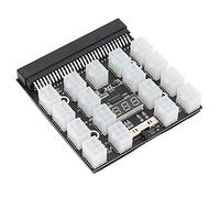 Breakout Board Adapter, Power Supply Board Adapter 12V Less Interference for ETH/BTC Mining for Various Power Supply Models(Black)