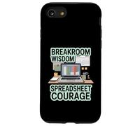 Breakroom Wisdom Spreadsheet Courage - Corporate Case for iPhone SE (2020) / 7/8