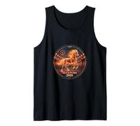 Breakthrough Fire Horse Dynamic 2026 Lunar New Year Design Tank Top