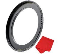 Breakthrough Photography 86mm to 95mm Step-Up Lens Adapter Ring for Filters, Made of CNC Machined Brass with Matte Black Electroplated Finish