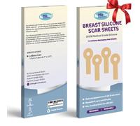 Breast Augmentation Recovery Supplies - Silicone Sheets for Healing - Comfortable Under Post-Op Bra (4 Pcs)