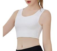 Breast Binder Women Lesbian Tomboy Elastic Flat Chest Compression Vest Tank Top Pull On Shapewear Cosplay Bra