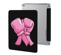 Breast C-ancer Awareness To Fight Cute Tablet Case with Pencil Holder Lightweight Hard Protective Cover Compatible with iPad 9th/ 8th/ 7th