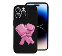 Breast C-ancer Awareness To Fight Printed Phone Case Slim Hard Cellphone Protective Cover Unisex Compatible with iPhone 14/14 Plus/14 Pro/14 Pro Max