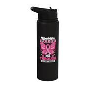 Breast Cancer Awareness Accessories Support Breast Cancer Stainless Steel Insulated Water Bottle