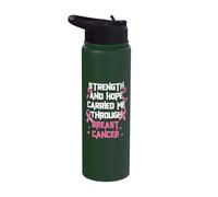 Breast Cancer Awareness Accessories Support Breast Cancer Stainless Steel Insulated Water Bottle