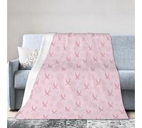 Breast Cancer Awareness Blanket For Women Men Soft Winter Warm Throw Blanket Flannel Blankets For Couch Bed 80"X60"