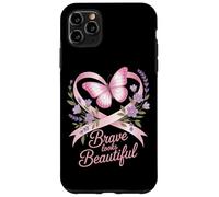 Breast Cancer Awareness Brave Looks Beautiful Ribbon Case for iPhone 11 Pro Max