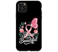 Breast Cancer Awareness Brave Looks Beautiful Ribbon Case for iPhone 11 Pro Max