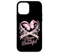 Breast Cancer Awareness Brave Looks Beautiful Ribbon Case for iPhone 12 mini