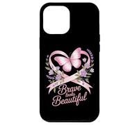 Breast Cancer Awareness Brave Looks Beautiful Ribbon Case for iPhone 12 Pro Max