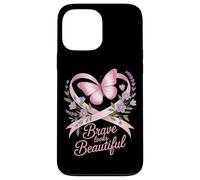 Breast Cancer Awareness Brave Looks Beautiful Ribbon Case for iPhone 13 Pro Max