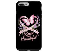 Breast Cancer Awareness Brave Looks Beautiful Ribbon Case for iPhone 7 Plus/8 Plus