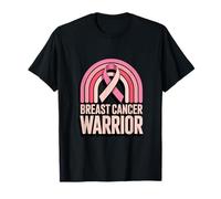 Breast Cancer Awareness Breast Cancer Warrior Rainbow T-Shirt