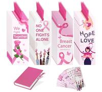 Breast Cancer Awareness Bulk Items Book Marks - Pink Ribbon Breast Cancer Awareness Accessories Book Marks - Book Mark for Breast Cancer Charity, Office, Fundraiser Events (200)