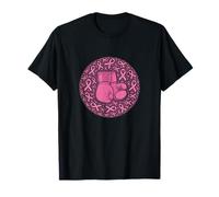 Breast Cancer Awareness Fighting Boxing Gloves Pink Ribbon T-Shirt